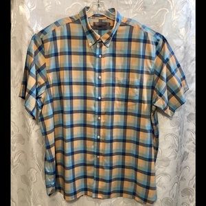 Daniel Cremtieux Short Sleeve Button Up Shirt